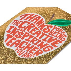 American Greetings American Greetings Teacher Thank You Card (Creative and Inspiring)