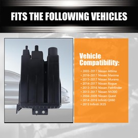 Vapor Canister FIT 2003-2017 Nissan Altima, 2016-2017 Maxima, 2015-2017 Murano, 2014-2017 Rogue, 2013-2016 Pathfinder, 2013-2017 NV200, 2004-2009 Quest – OE Replacement 911-371, 14950-4BA0A