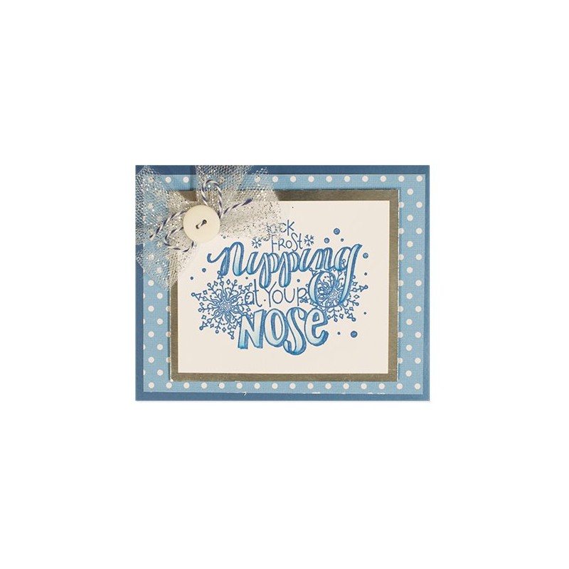 Spellbinders Jack Frost 3D Shading Stamp, Multicoloured