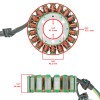 Caltric Honda Stator With Regulator For Honda Pioneer 500 SXS500