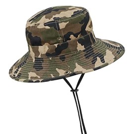 Kids Camo Sun Hat Boys-Camouflage Bucket Fishman Hat Packable