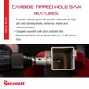 Starrett SM51 TCT Tungsten Carbide Tipped Sheet Metal Hole Saw,