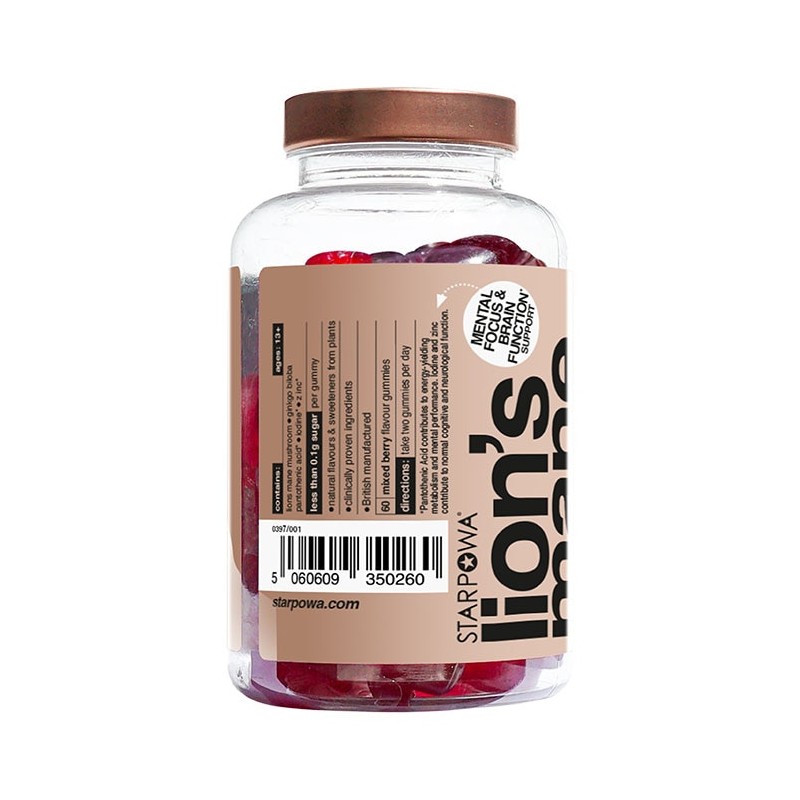 Starpowa Lion's Mane 500mg 60 Gummies