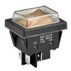 Heschen High Current Rocker Switch, 30A 250VAC, ON-OFF 2 Positions,