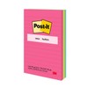 MMM6603AN - Post-it Neon Fusion Collection Lined Notes