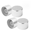 Universal Dimmer Knob Replacement Part,Pack Of 4 Satin Steel Rotary