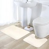 GA COMMUNICATIONS Bathroom Mat Sets 2 Piece Non Slip Washable