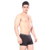 BOSS Men's 3-Pack Cotton Boxer Brief, True Black, Medium