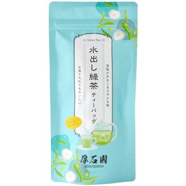 ひんやり・簡単 水出し緑茶 ティーパッグ 知覧茶 煎茶 1番茶の紛茶 鹿児島県産 農薬不使用 自家製有機質肥料栽培 (5g×20個)