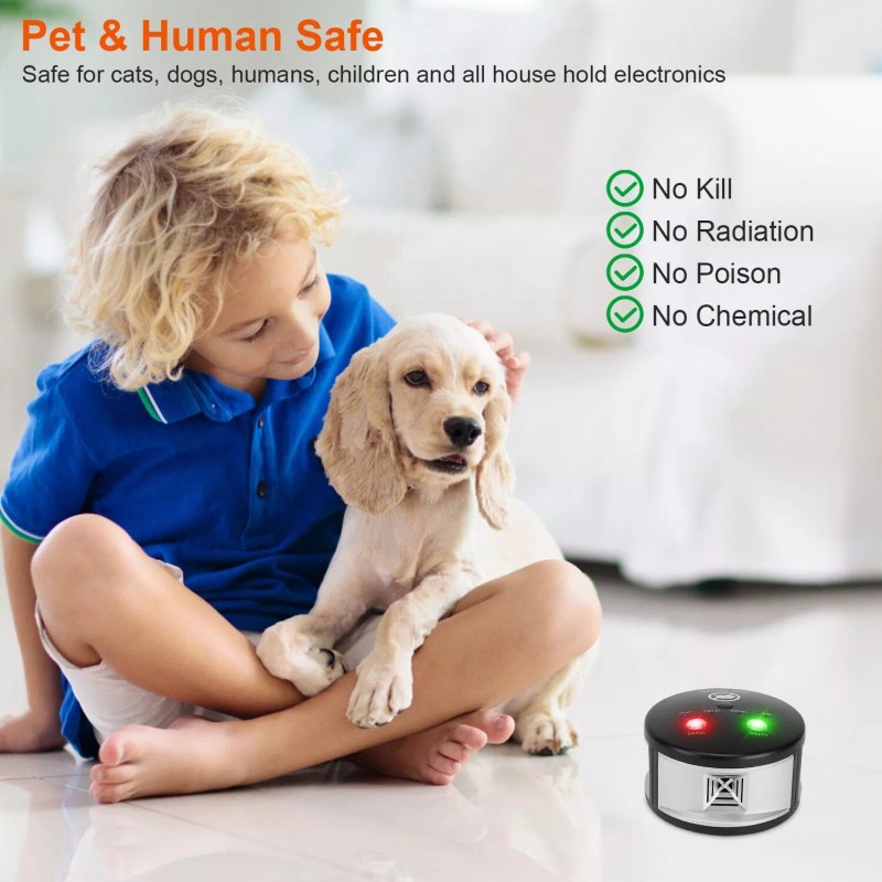 iMounTEK Ultrasonic Repellent 360° Electronic Control Pest Rat Cat Mice