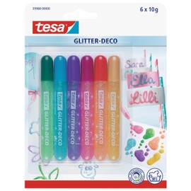 tesa® Glitter Deco Candy Pack of 6