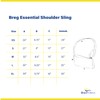 Breg Essential Shoulder Sling - Breathable Shoulder, Elbow, and Hand