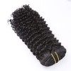 Loxxy Kinky Curly Clip in Hair Extensions #1B Black Women