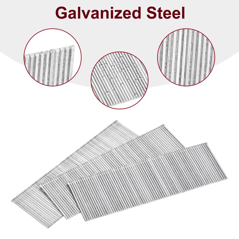 uxcell L Shaped Flooring Cleat Nail 1-1/2", Finish Nails 500Pcs