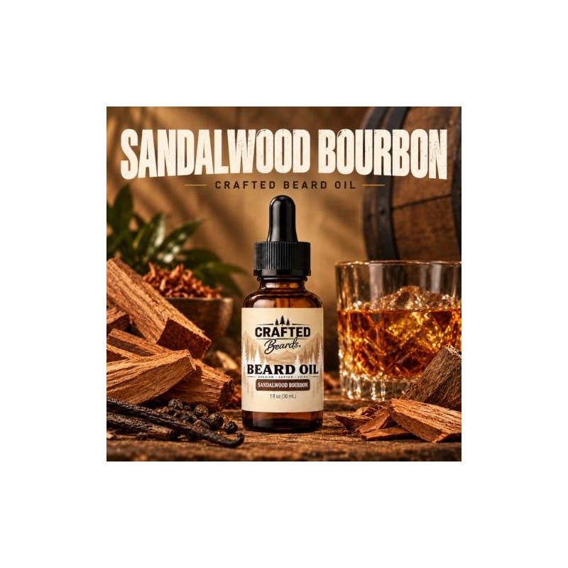 Crafted Beards Aceite Para Barba Acondicionador De Aceite Para Barba