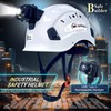 SAFEBUILDER Safety Hard Hats with Headlight Lightweight Breathable Vented Safety