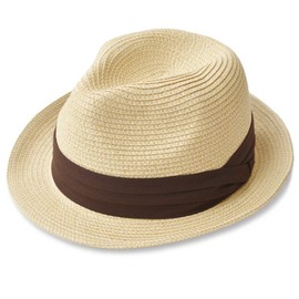 EdgeCity Men’s Straw Hat, Foldable, Large Size. -