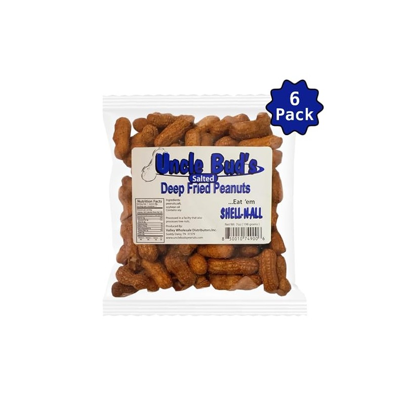 Deep Fried Peanuts -Eat em Shell & All! (SALTED) 6