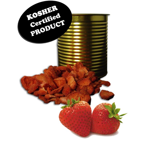 1 Can of Future Essentials Canned Freeze Dried Sliced Strawberries