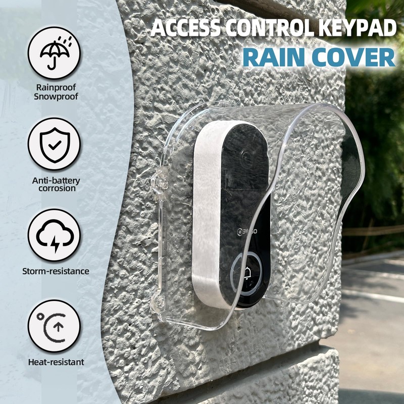 Cubierta de plástico para timbre, cubierta de timbre de puerta,