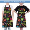 ENSIANTH Funny Vegan Aprons Vegetarian Apron Vegan Food Cooking Kitchen