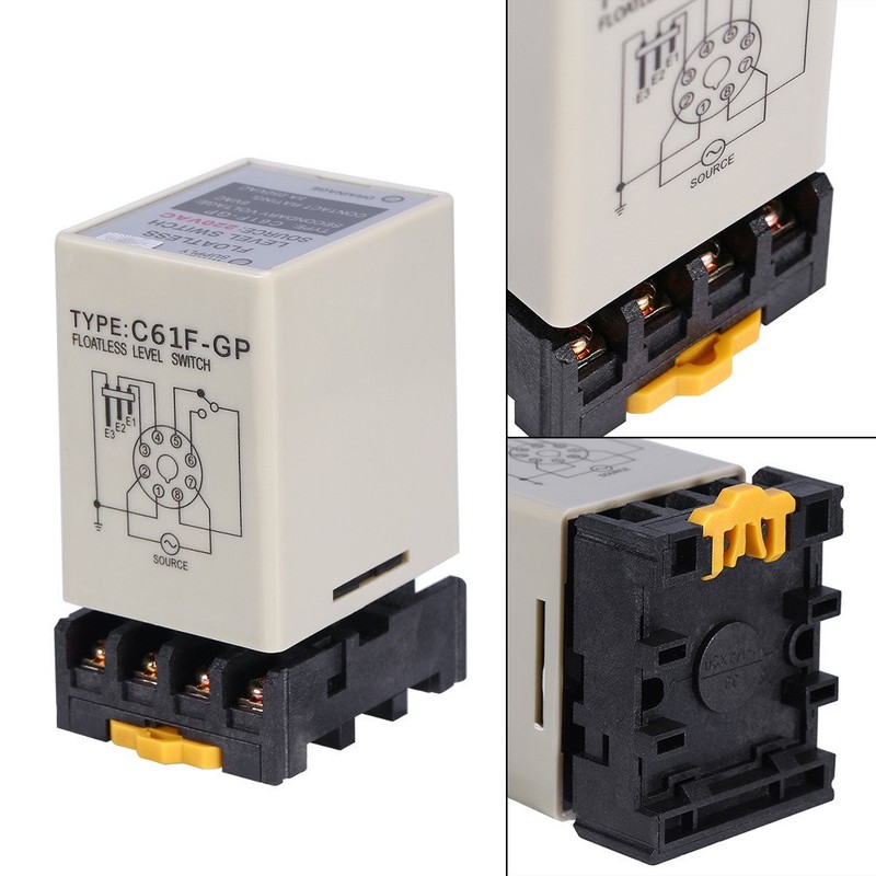 Interruptor de nivel sin flotador C61F-GP, controlador de interruptor de