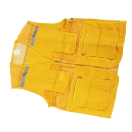 Chaleco de Voluntario Amarillo, Chaleco de Voluntario para Eventos, Ligero, Versátil, Práctico y Duradero para Publicidad (Tipo 1 M)