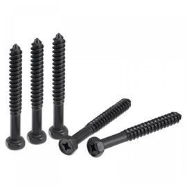 sourcing map Hex Lag Screws 5/16" x 2-3/4" Carbon Steel Phillips Head Half Thread Self-Tapping Bolts for Deck Building or Joining Lumber 10pcs
