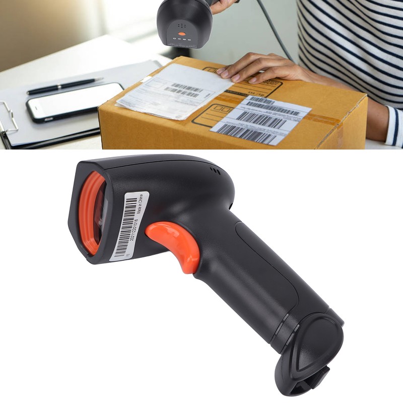 Handheld Barcode Scanner Wireless 2D Barcode AI Intelligent Voice Broadcast