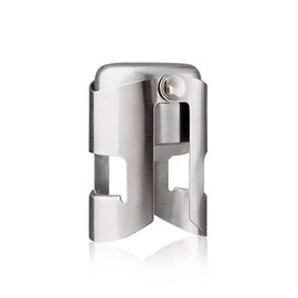 Vacu Vin Brushed Steel Champagne Bottle Stopper