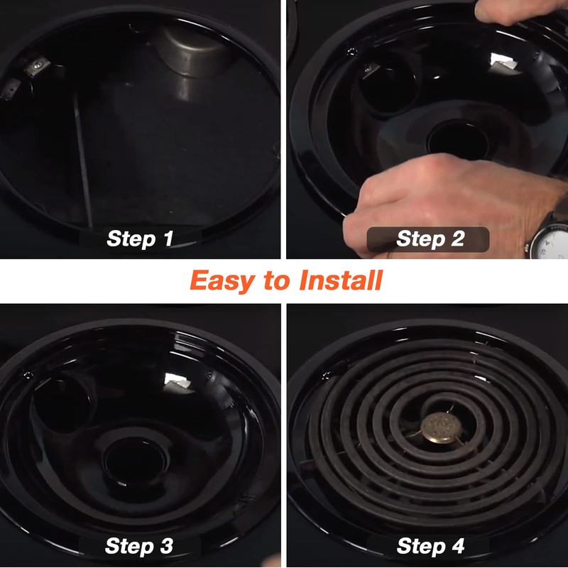 WB31M20 WB31M19 Porcelain Drip Pans by Blutoget - Compatible for