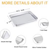 TeamFar Stainless Steel Compact Toaster Oven Pan Tray Ovenware Professional,
