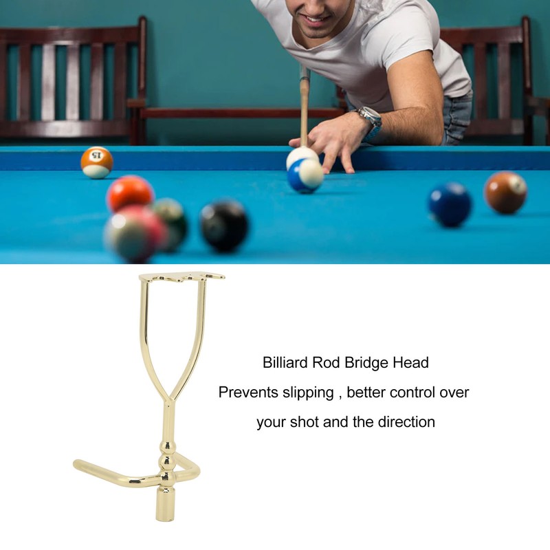 Billiard Rod Bridge Head Iron Pole Billiards Cue Rack Head
