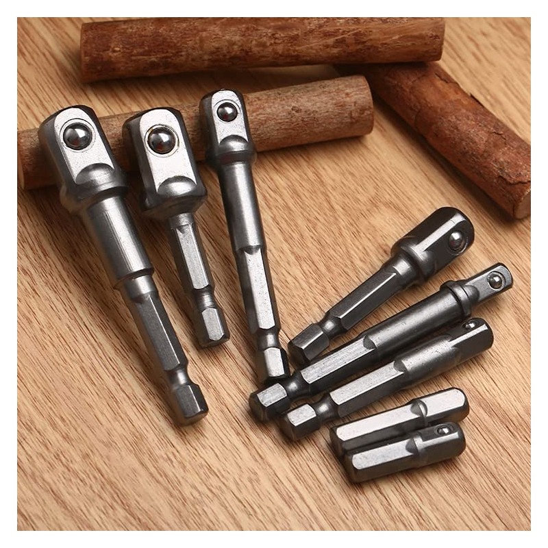 dophee 8Pcs Impact Grade Socket Adapter Set, Square Socket Adapter