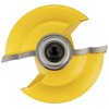 YONICO Router Bits Edge Forming Double Roundover 1/2-Inch 1/4-Inch Shank