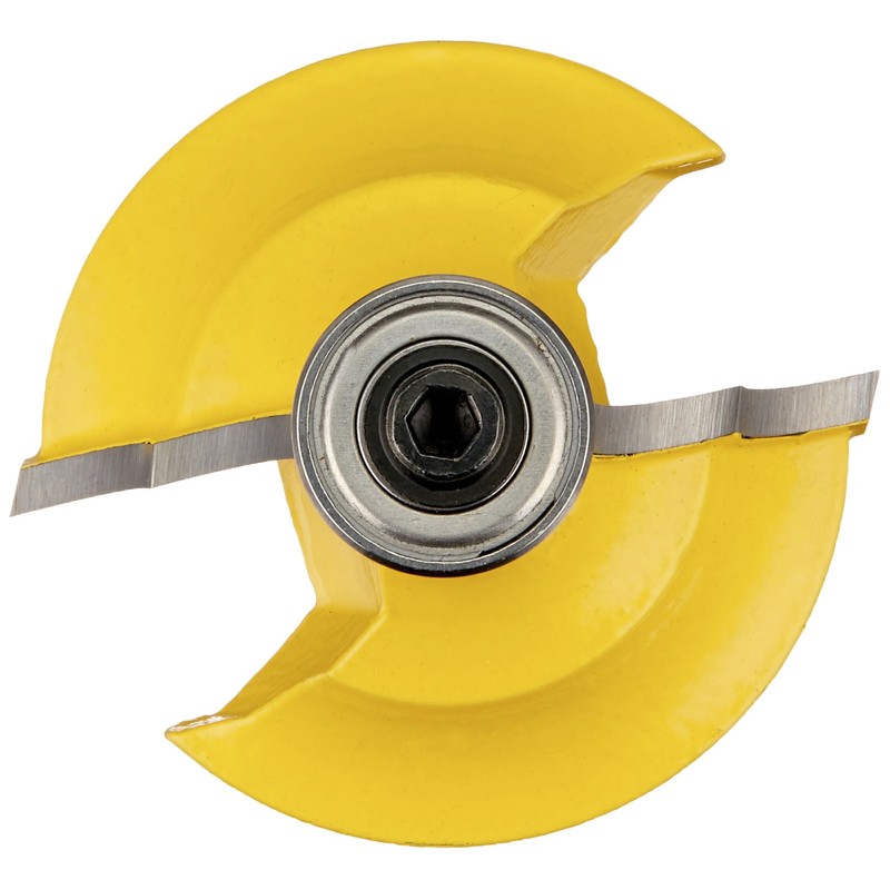 YONICO Router Bits Edge Forming Double Roundover 1/2-Inch 1/4-Inch Shank