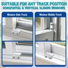 Sliding Window Locks (10 Sets), Security Window Locks with Keys,