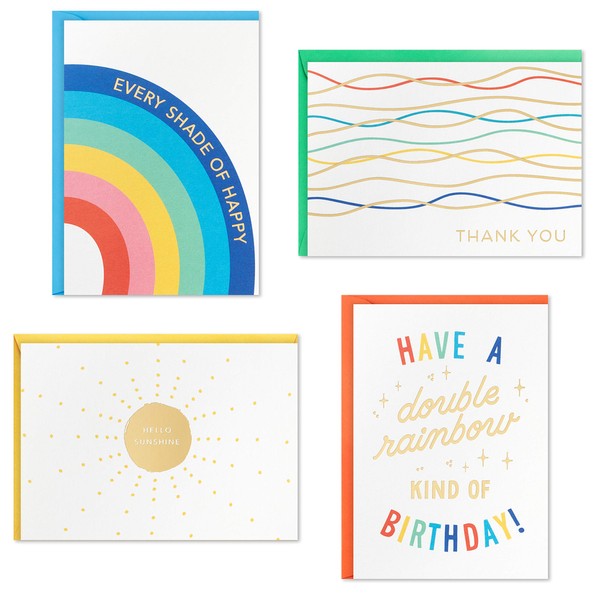 Hallmark All Occasion Crayola Greeting Cards Assortment (Pack of 20)—Birthday, Thank You, Blank 5STZ1090