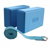 VLFit Set of 2 Hi-Density Yoga Blocks with Yoga D