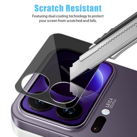 Anbzsign 2 Pack for Xiaomi 17 Pro Max Camera Lens Protector With Rear screen Privacy Tempered Glass Screen Protector, 9H Anti Spy Private Film, Anti-Scratch, Case Friendly