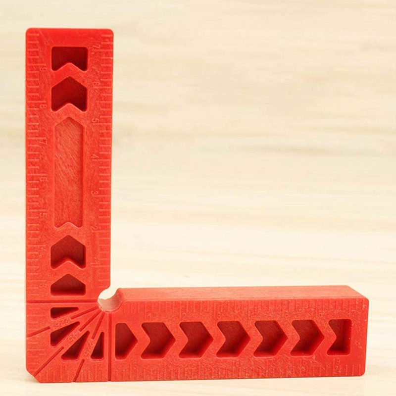 Sourcemall L-Shaped Right Angle Ruler, Corner Clamp, Fixed, Reinforced Plastic,