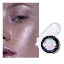 Maffick Highlighting Powder - Pressed Shimmer Face Makeup Compact for a Natural Glow (02)