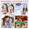 Animal Diamond Art Kits for Kids with Wooden Frame, Small