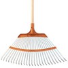A.M. Leonard Poly-Steel Lawn Rake - 22.5 Inches/25 Tines