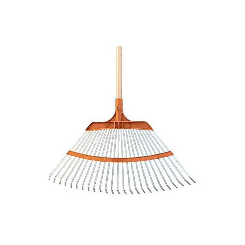 A.M. Leonard Poly-Steel Lawn Rake - 22.5 Inches/25 Tines