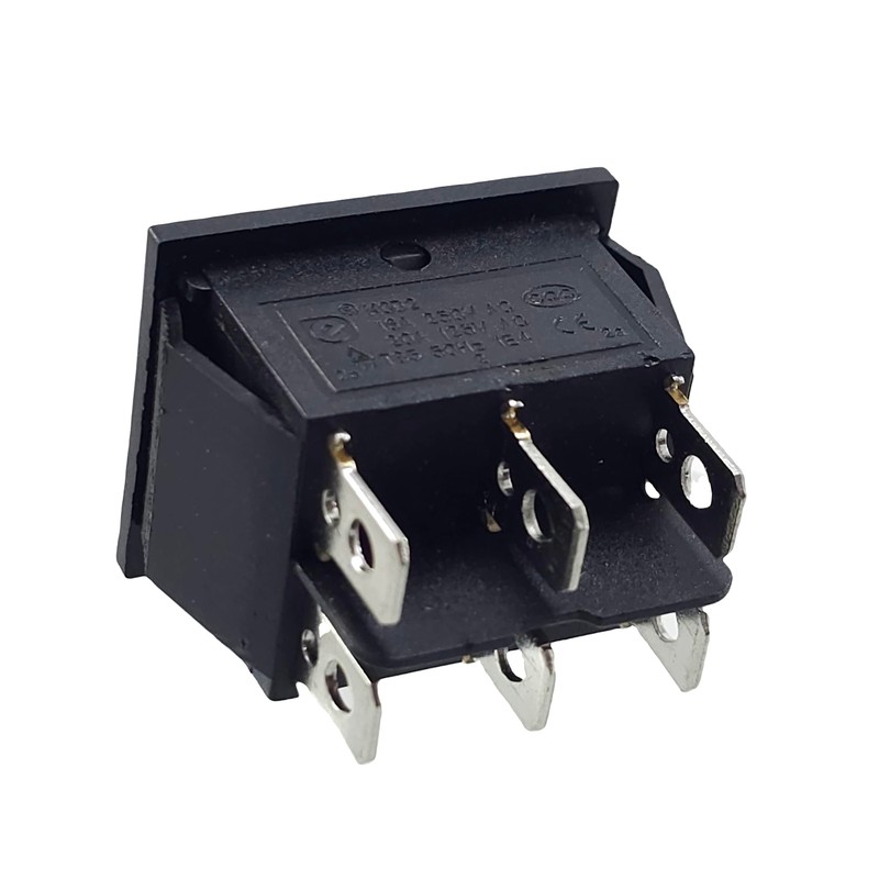 Rocker Switch, On/Off/On, Installation Opening Approx. 28.5 x 21.5 mm,