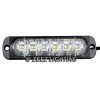 ZEEZ 2X White&Amber 6 LED Emergency Hazard Warning Caution Beacon