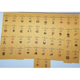 Strat-O-Matic  Strat-O-Matic Baseball 42 Old Timers Teams Storage Envelopes with Logo's