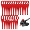 100 Pcs Plastic Grass Trimmer Blades, Cordless Strimmer Blades 85