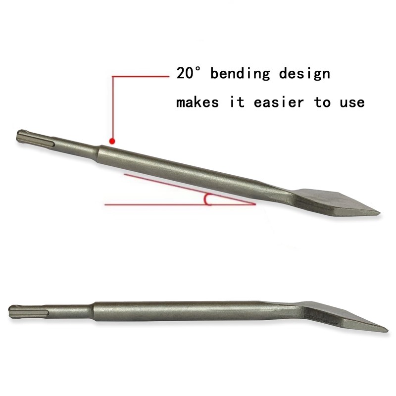 SDS Plus Chisel, Tile Removal Tool, 3”Wide,Thin Set Removal Tool,